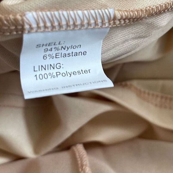 DRESS TALES Sweetheart Chiffon Aline Dress in Champagne Size Small NEW - Picture 11 of 13